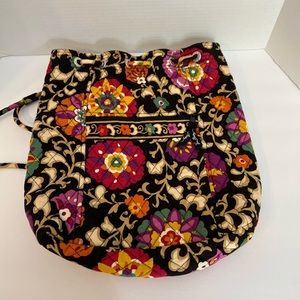 Vera Bradley Suzani Print Drawstring Backpack O/S